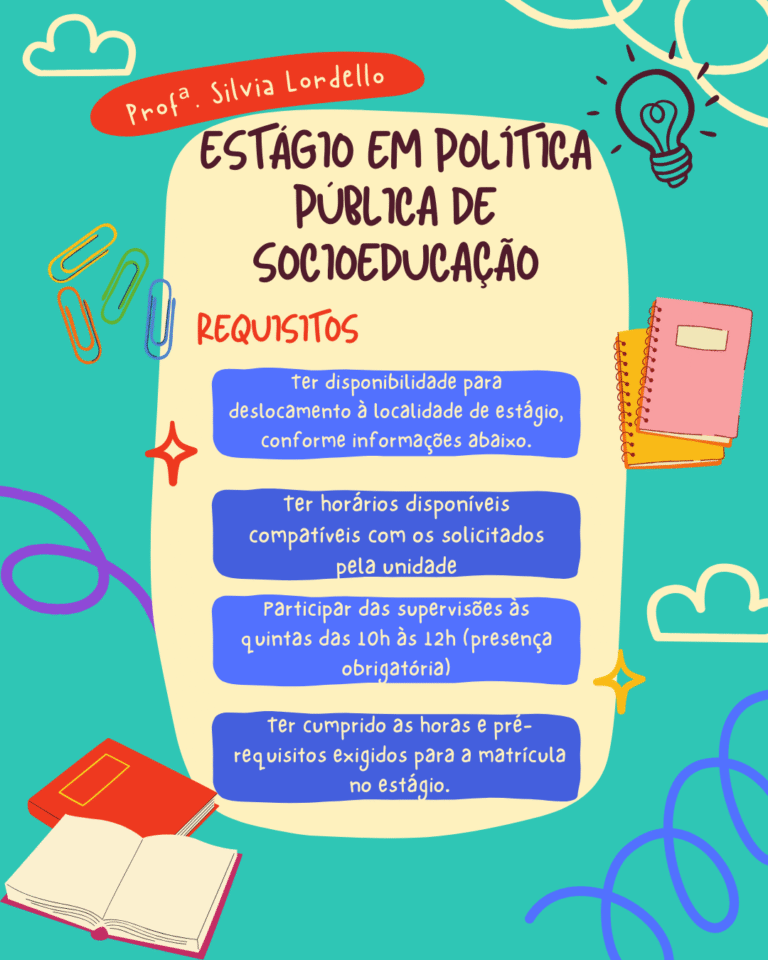 Estágio em Política Pública de Socioeducação